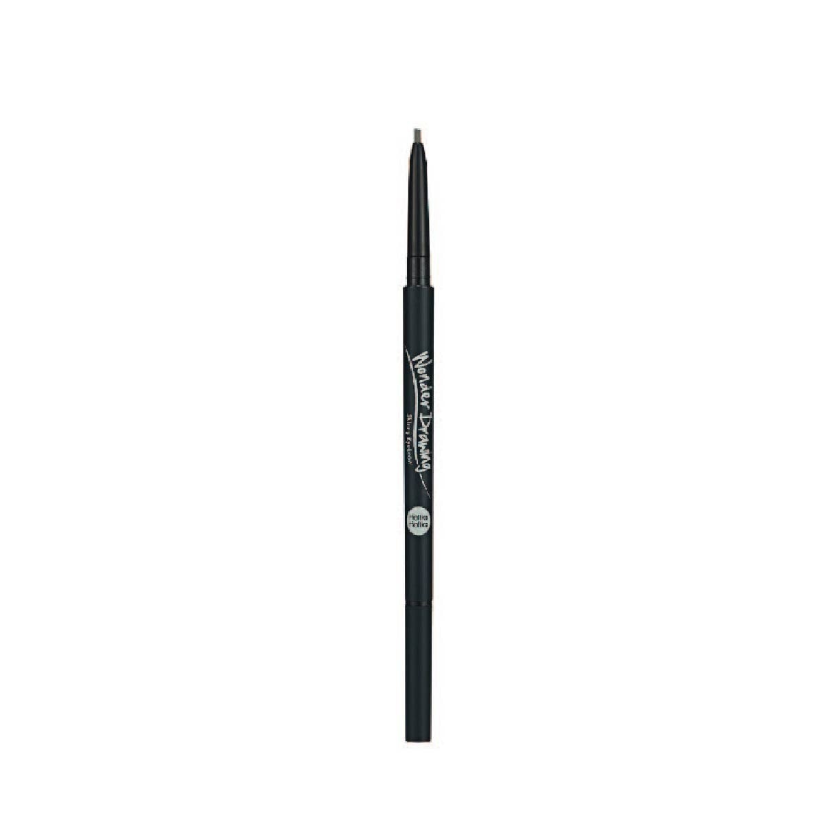 Wonder Drawing Skinny Eye Brow 01 Ash Black 5ml