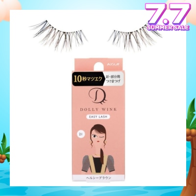 DOLLY WINK Easy Lash 21 Healthy Brown 1s