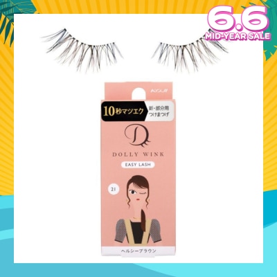 DOLLY WINK Easy Lash 21 Healthy Brown 1s