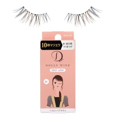 DOLLY WINK Easy Lash 21 Healthy Brown 1s