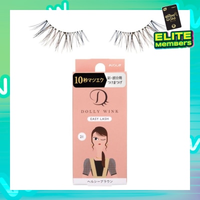 DOLLY WINK Easy Lash 21 Healthy Brown 1s