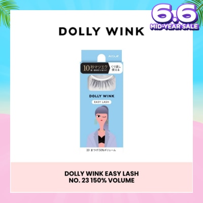 DOLLY WINK Easy Lash 23 150% Volume 1s
