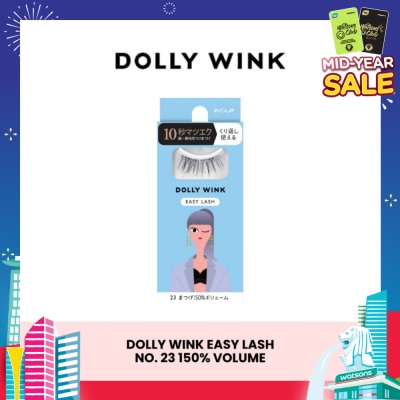 DOLLY WINK Easy Lash 23 150% Volume 1s