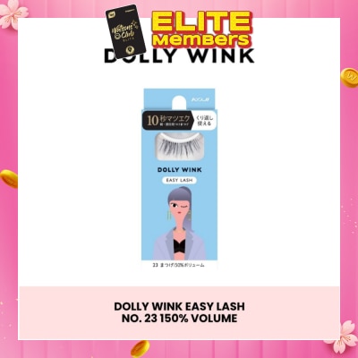 DOLLY WINK Easy Lash 23 150% Volume 1s