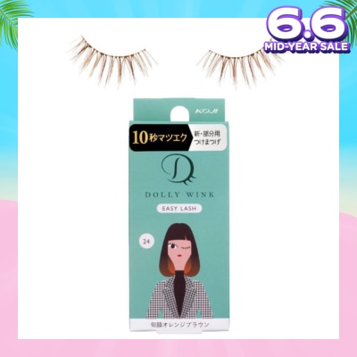 DOLLY WINK Easy Lash 24 Orange Brown 1s