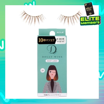 DOLLY WINK Easy Lash 24 Orange Brown 1s