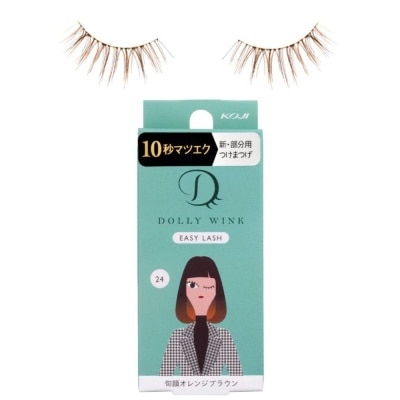 DOLLY WINK Easy Lash 24 Orange Brown 1s