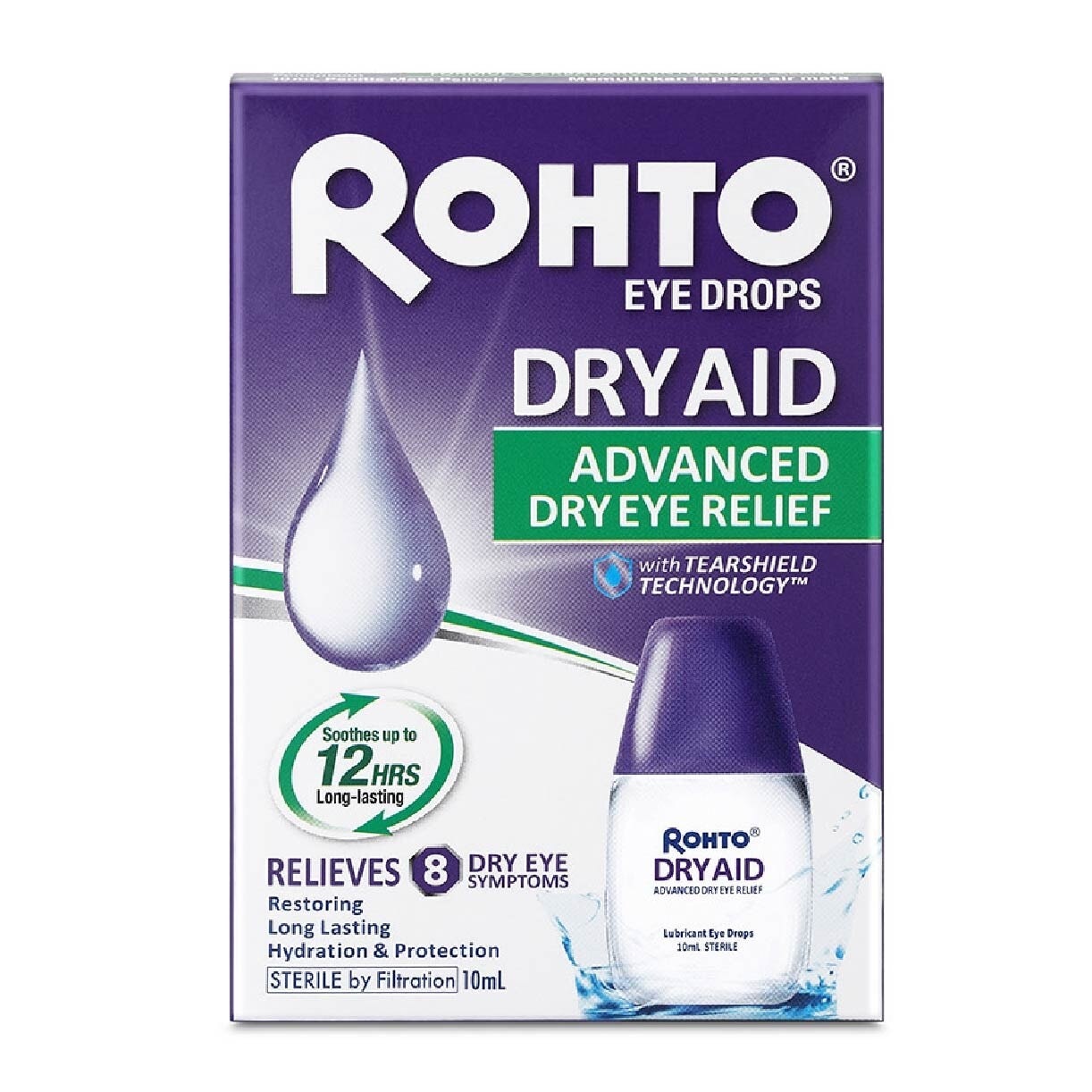 Eye Drops Dry Aid (Sterile + Advanced Dry Eye Relief) 10ml