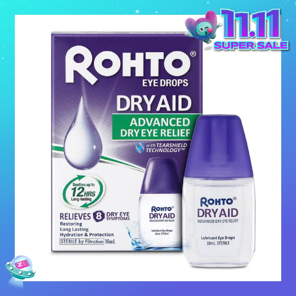 Eye Drops Dry Aid (Sterile + Advanced Dry Eye Relief) 10ml