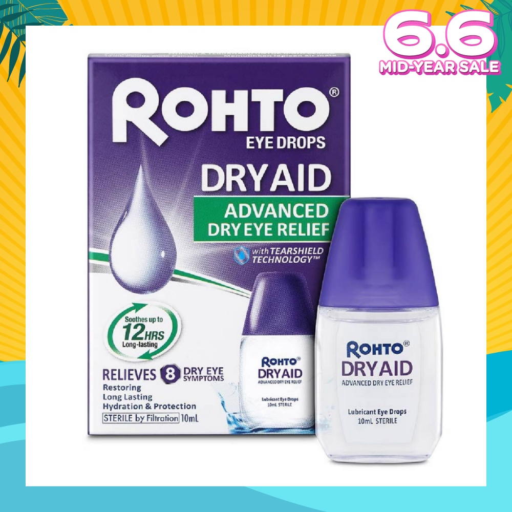 Eye Drops Dry Aid (Sterile + Advanced Dry Eye Relief) 10ml