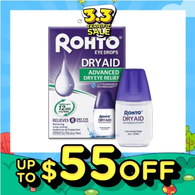 ROHTO EYE DROPS Eye Drops Dry Aid (Sterile + Advanced Dry Eye Relief) 10ml