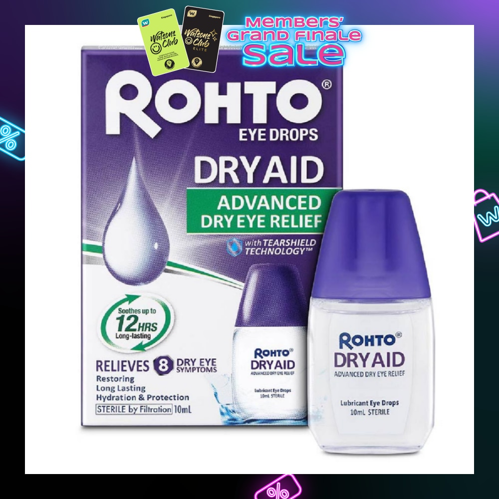 Eye Drops Dry Aid (Sterile + Advanced Dry Eye Relief) 10ml