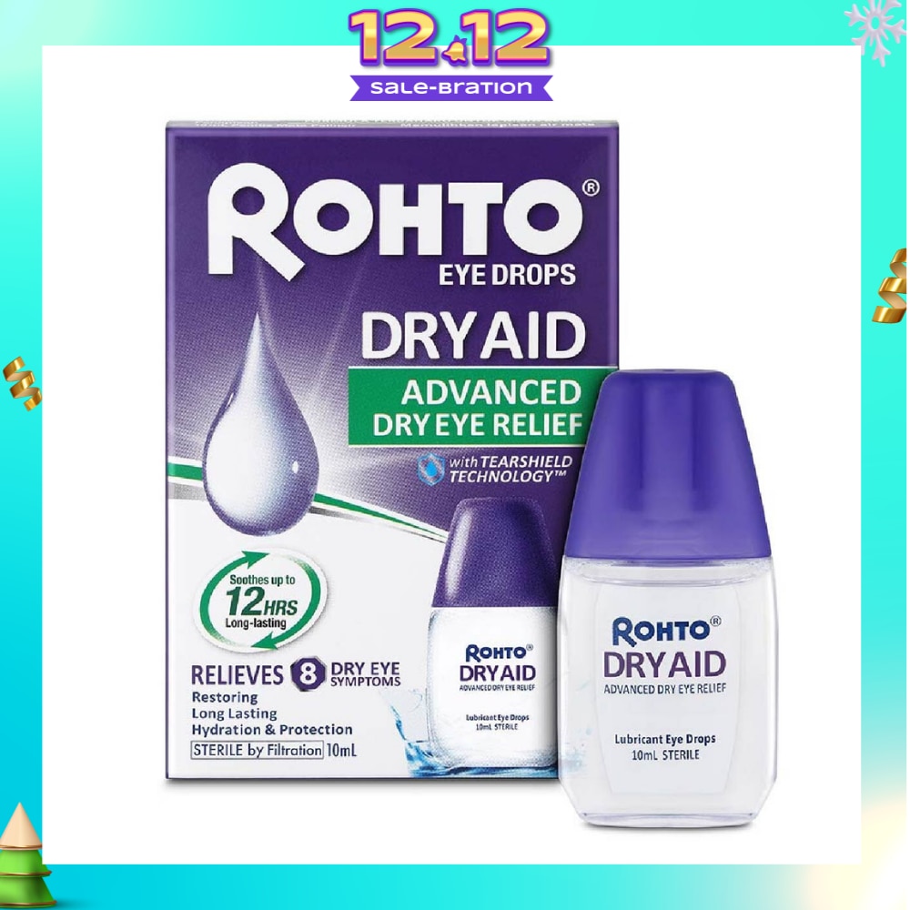 Eye Drops Dry Aid (Sterile + Advanced Dry Eye Relief) 10ml