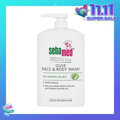 SEBAMED Olive Face And Body Wash (For Dry And Sensitive Skin) 1000ml