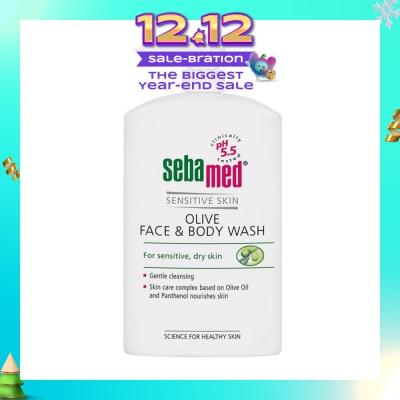 SEBAMED Olive Face And Body Wash (For Dry And Sensitive Skin) 1000ml