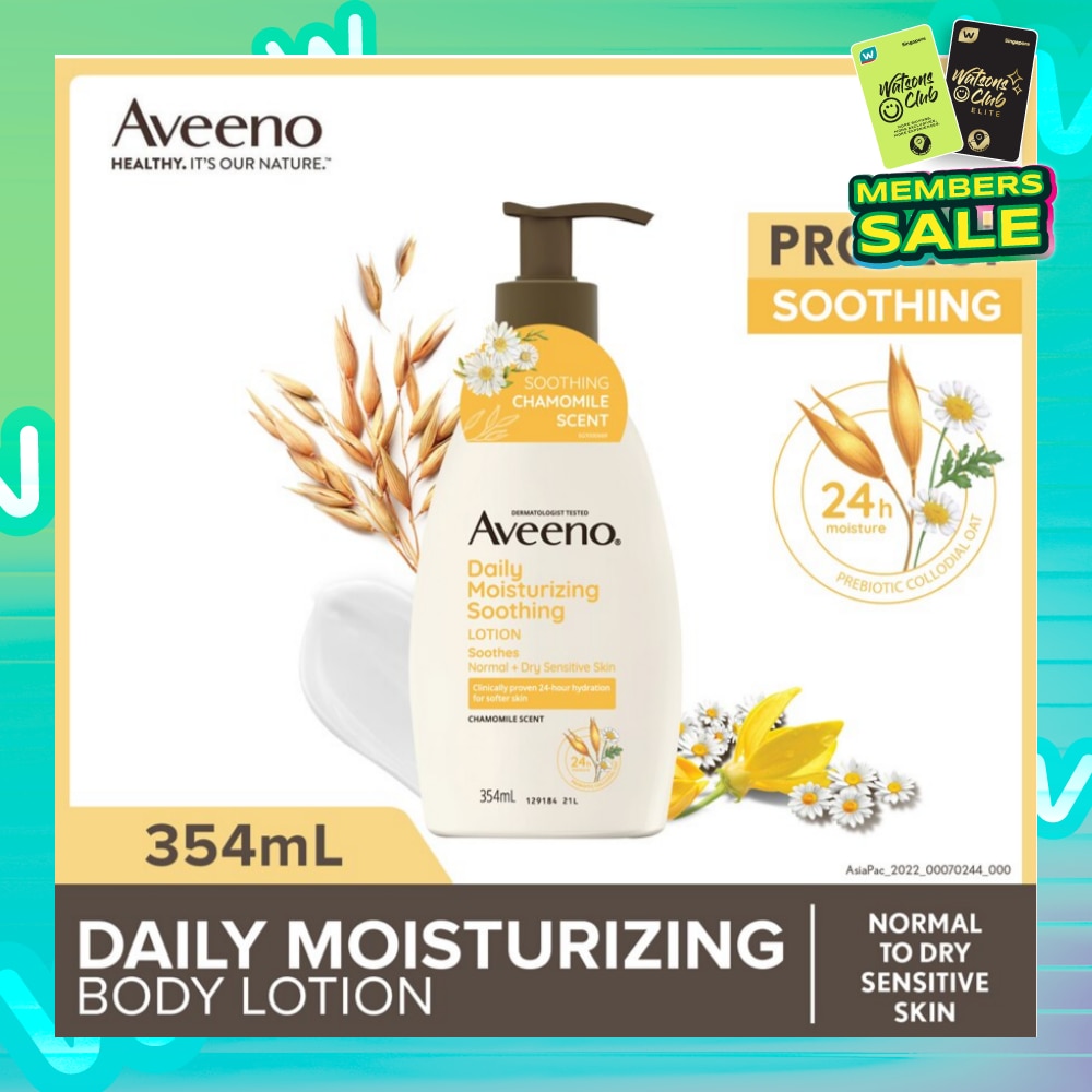 AVEENO Daily Moisturizing Soothing Relief Lotion (Repairs Dry & Sensitive Skin) 354ml