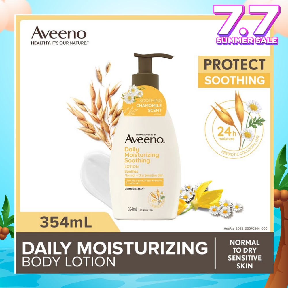 AVEENO Daily Moisturizing Soothing Relief Lotion (Repairs Dry & Sensitive Skin) 354ml