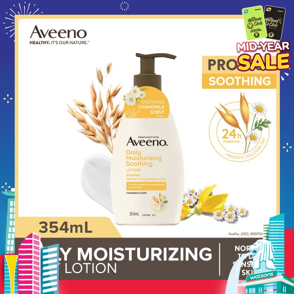 AVEENO Daily Moisturizing Soothing Relief Lotion (Repairs Dry & Sensitive Skin) 354ml