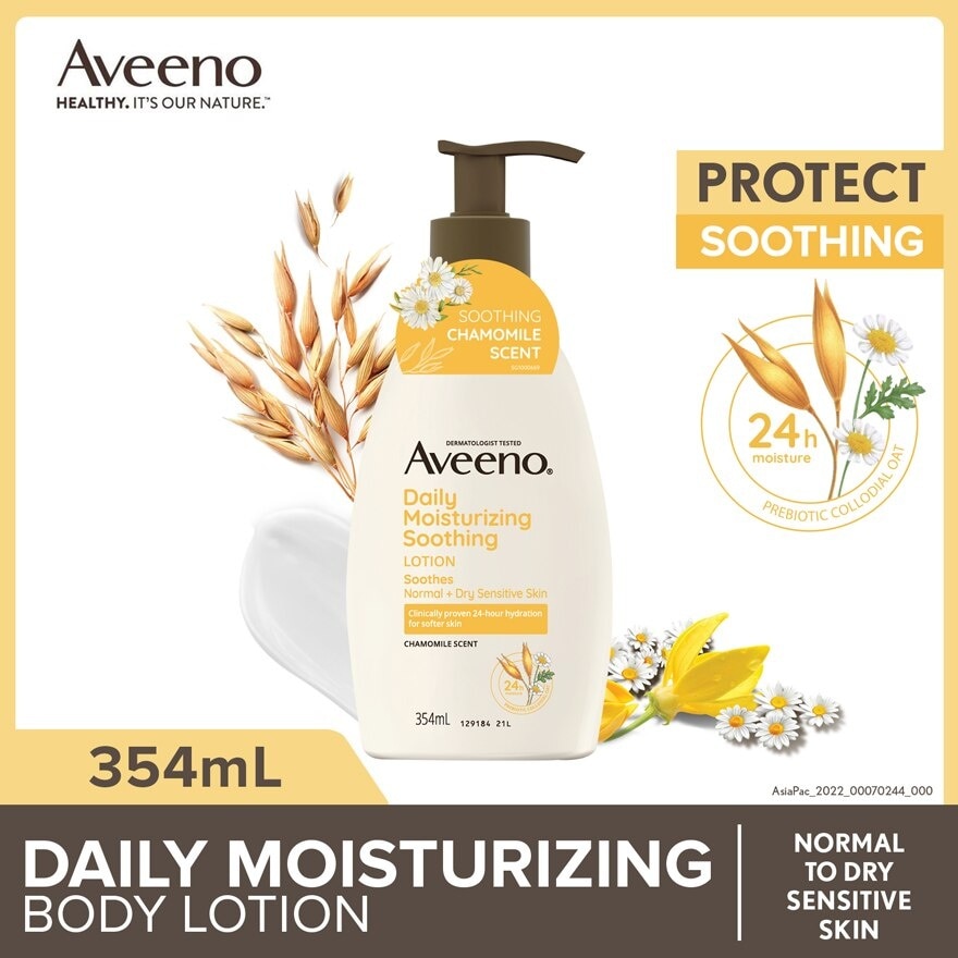 AVEENO Daily Moisturizing Soothing Relief Lotion (Repairs Dry & Sensitive Skin) 354ml