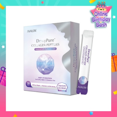 AVALON™ DewyPure Collagen Peptide Enhanced With Hyaluronic Acid Sachet 30s