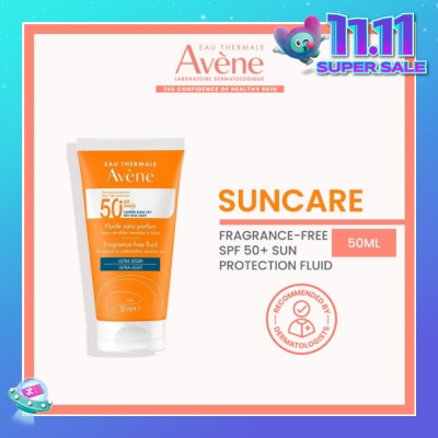 AVÈNE Sunblock SPF50+ Fragrance Free 50ml (Expiry: May`2026)