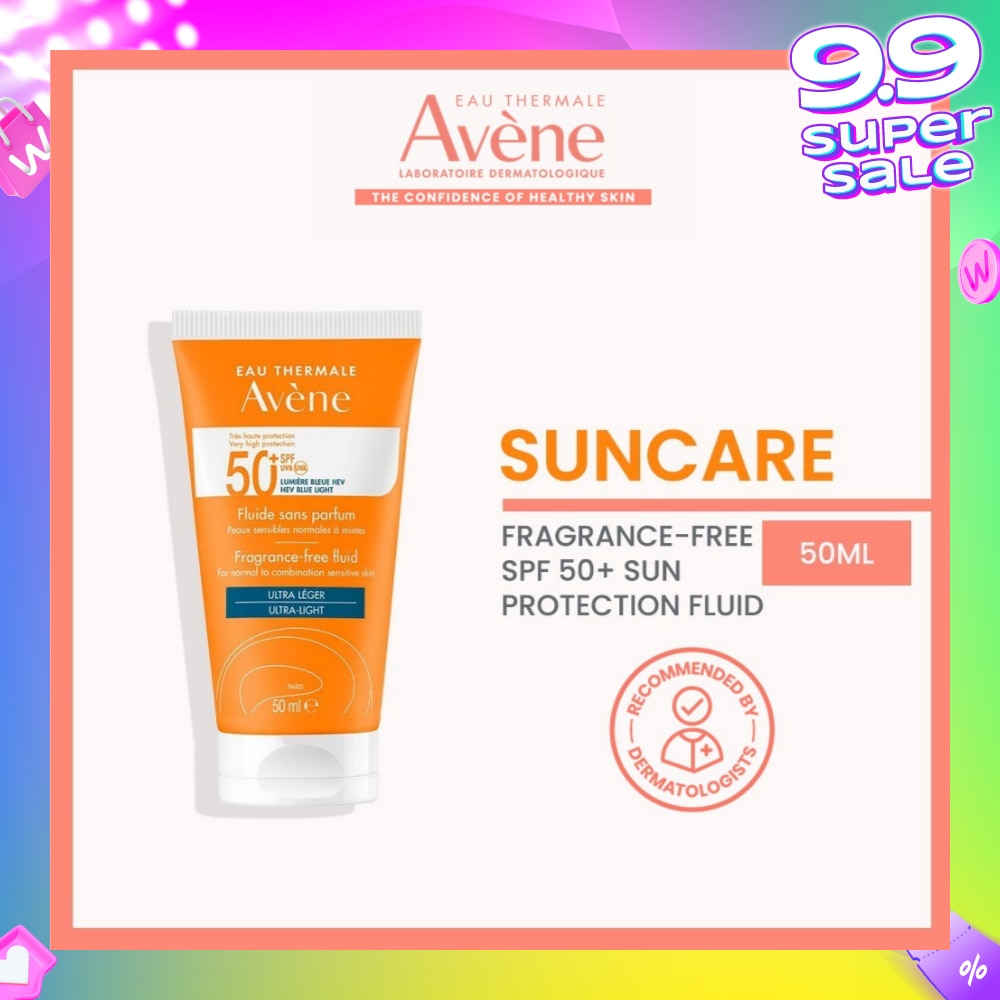 Sunblock SPF50+ Fragrance Free 50ml (Expiry: May`2026)
