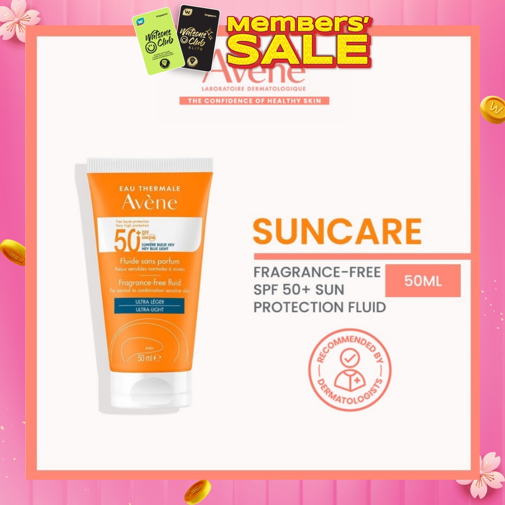 Sunblock SPF50+ Fragrance Free 50ml (Expiry: May`2026)
