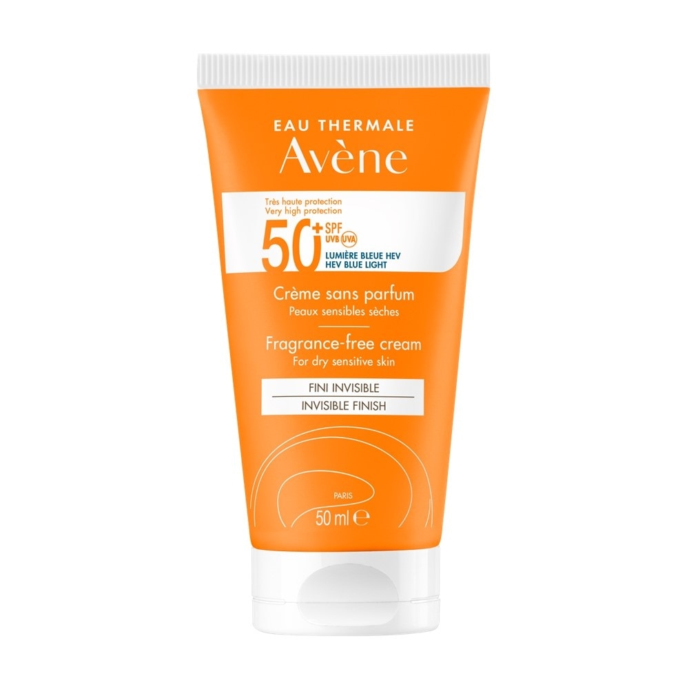 SPF50+ Fragrance-Free Cream Triasorb PA++++ Sunblock (Suitable For Sensitive Skin + Ultra Protection UVA UVB + 0% Fragrance + Face & Neck) 50ml