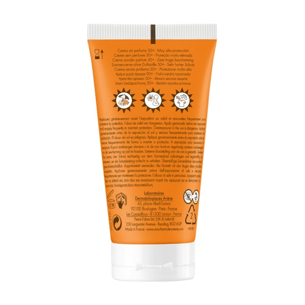 SPF50+ Fragrance-Free Cream Triasorb PA++++ Sunblock (Suitable For Sensitive Skin + Ultra Protection UVA UVB + 0% Fragrance + Face & Neck) 50ml