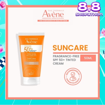 EAU THERMALE AVENE SPF50+Tinted Cream (Water-Resistant & Suitable For Dry Sensitive Skin) 50ml