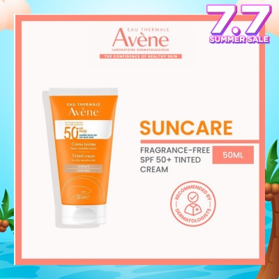EAU THERMALE AVENE SPF50+Tinted Cream (Water-Resistant & Suitable For Dry Sensitive Skin) 50ml