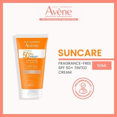 EAU THERMALE AVENE SPF50+Tinted Cream (Water-Resistant & Suitable For Dry Sensitive Skin) 50ml