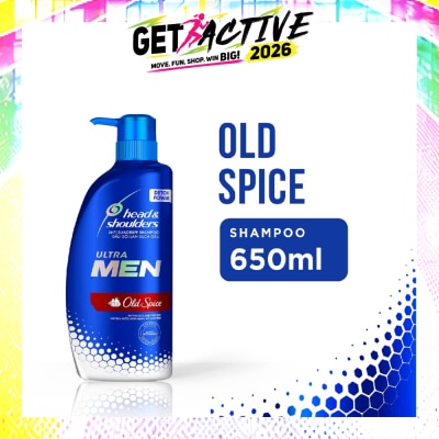 HEAD & SHOULDERS - ULTRAMEN Old Spice Anti Dandruff Shampoo (Prevent Dandruff + Detox Scalp) 650ml image