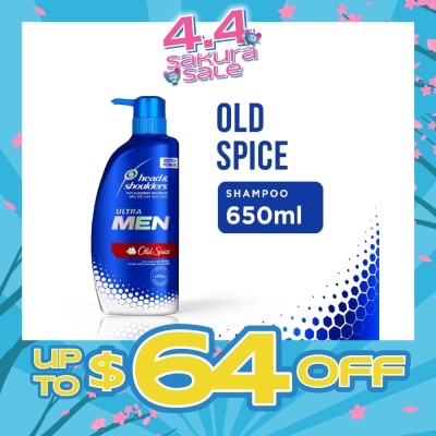 HEAD & SHOULDERS - ULTRAMEN Old Spice Anti Dandruff Shampoo (Prevent Dandruff + Detox Scalp) 650ml