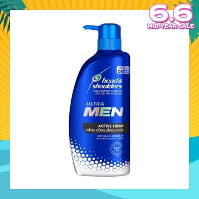 HEAD & SHOULDERS Head & Shoulders Ultra Men Active Fresh Anti Dandruff Shampoo 650ml