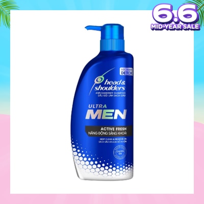 HEAD & SHOULDERS Head & Shoulders Ultra Men Active Fresh Anti Dandruff Shampoo 650ml