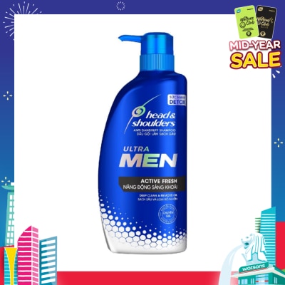 HEAD & SHOULDERS Head & Shoulders Ultra Men Active Fresh Anti Dandruff Shampoo 650ml
