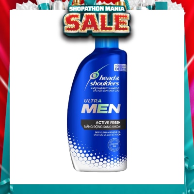 HEAD & SHOULDERS - Head & Shoulders Ultra Men Active Fresh Anti Dandruff Shampoo 650ml