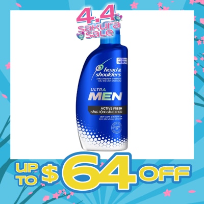 HEAD & SHOULDERS - Head & Shoulders Ultra Men Active Fresh Anti Dandruff Shampoo 650ml