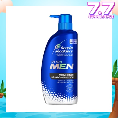 HEAD & SHOULDERS Head & Shoulders Ultra Men Active Fresh Anti Dandruff Shampoo 650ml