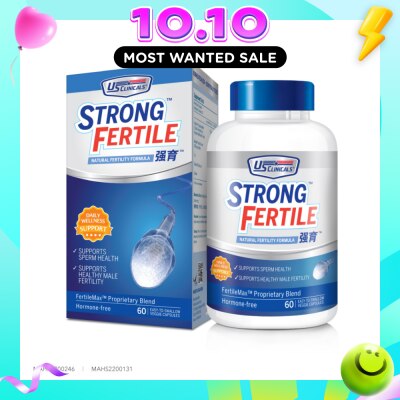 US CLINICALS USC STRONGFERTILE 60 (Expiry: Apr`2027) image