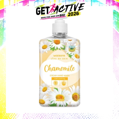 WATSONS - Chamomile Cream Hand Wash (Mild Soothing, Dermatologically Tested) 500ml image