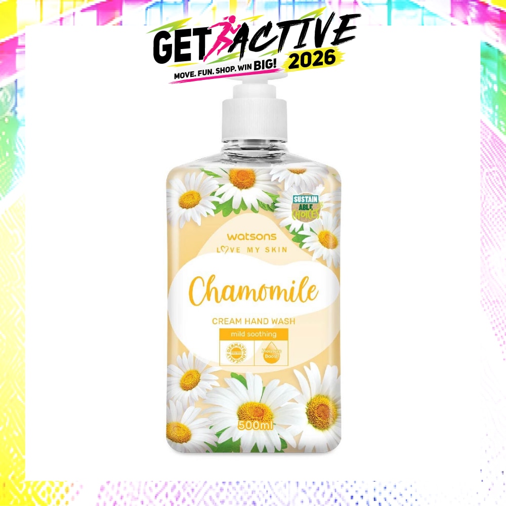Chamomile Cream Hand Wash (Mild Soothing, Dermatologically Tested) 500ml image