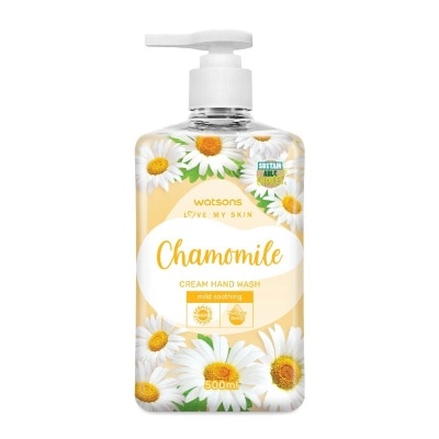 WATSONS Chamomile Cream Hand Wash (Mild Soothing, Dermatologically Tested) 500ml