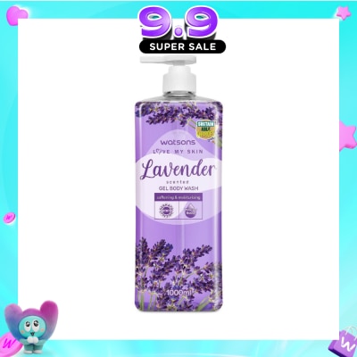 WATSONS - Lavender Scented Gel Body Wash (Softening And Moisturising, Dermatologically Tested) 1000ml image