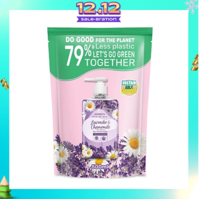 WATSONS Lavender & Chamomile Scented Gel Hand Wash Refill Pack  (Softening & Moisturising, Dermatologically Tested) 500ml