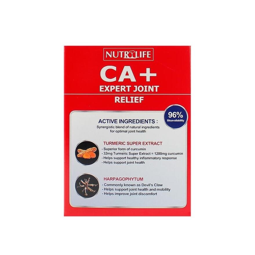 CA+ Expert Joint Relief Vegetarian Capsule (To Relieve Joint Pain & Improve Mobility) 30s