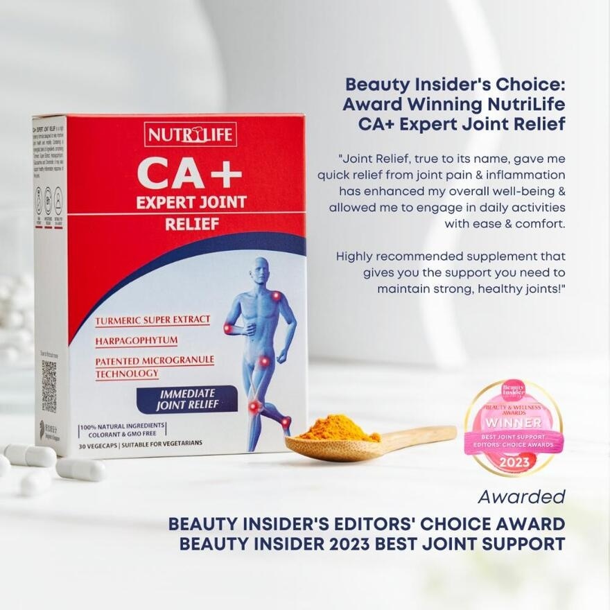 CA+ Expert Joint Relief Vegetarian Capsule (To Relieve Joint Pain & Improve Mobility) 30s