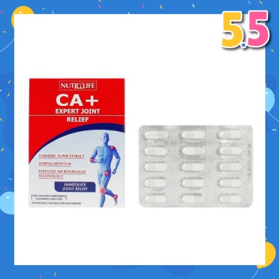 NUTRILIFE CA+ Expert Joint Relief Vegetarian Capsule (To Relieve Joint Pain & Improve Mobility) 30s