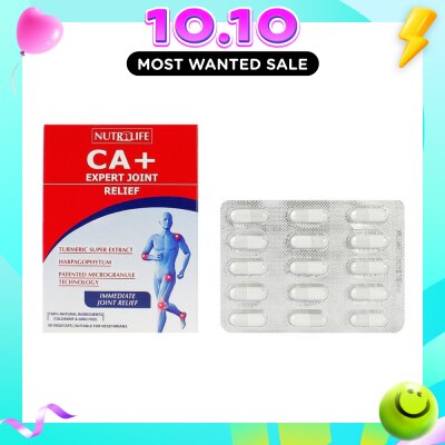 NUTRILIFE CA+ Expert Joint Relief Vegetarian Capsule (To Relieve Joint Pain & Improve Mobility) 30s image